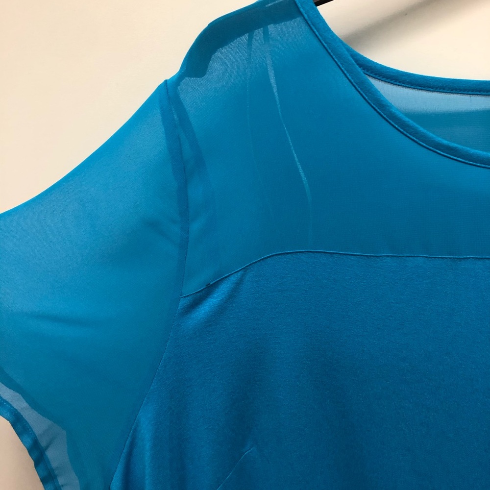 Vince Camuto | Women's T-Shirt | Blue | Size 3X - Picture 2 of 4